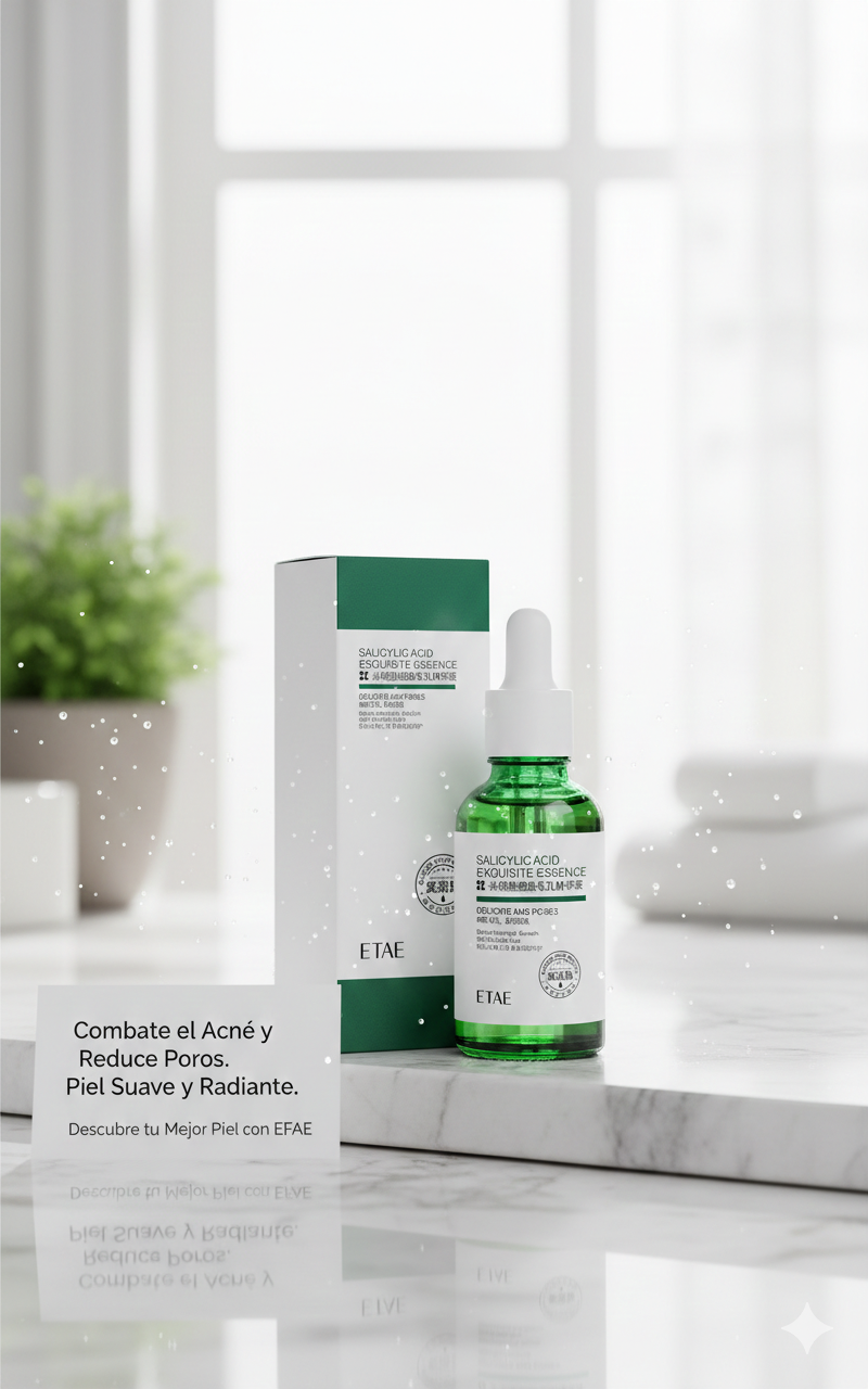 Sérum Facial Ácido Salicílico BHA - Adiós a los Poros y el Acné (30ml)