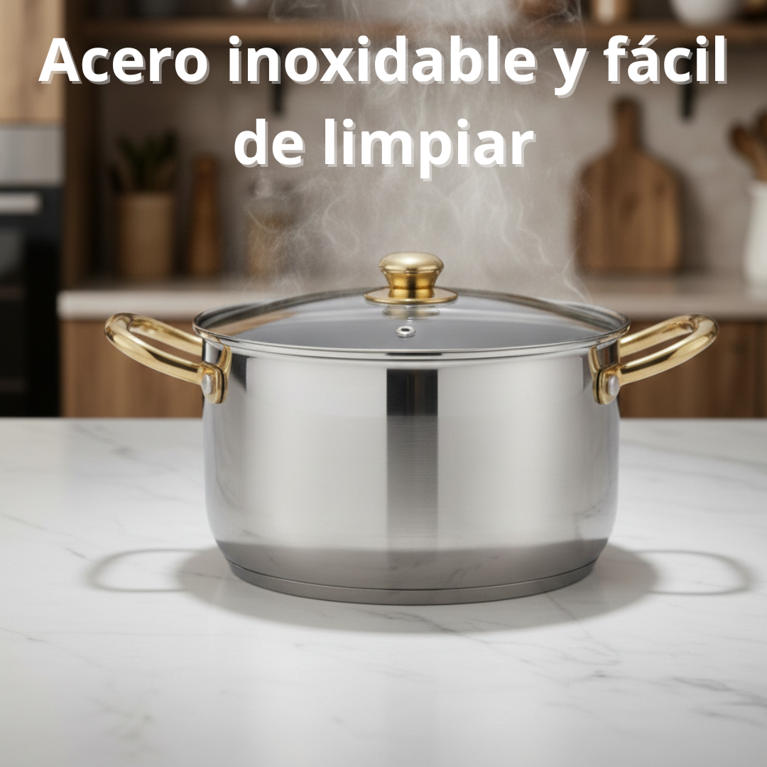 🔥 Kit de Ollas Profesionales 12 Piezas – Compra 2 y Llévate 6 | Acero Inoxidable Premium