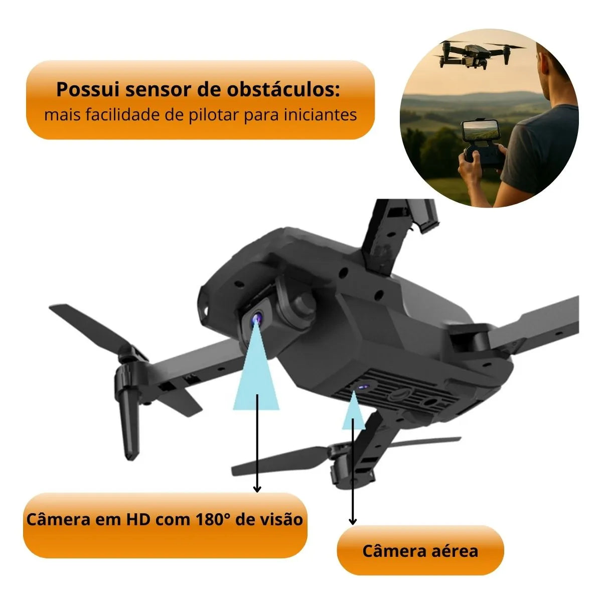 DRONE 2 CAMARAS Y 1 BATERIA